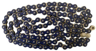 ketting 420, 140 schakels  DMP Blauw